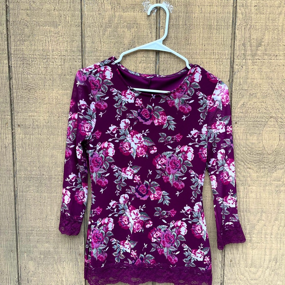 Girls Floral Blouse